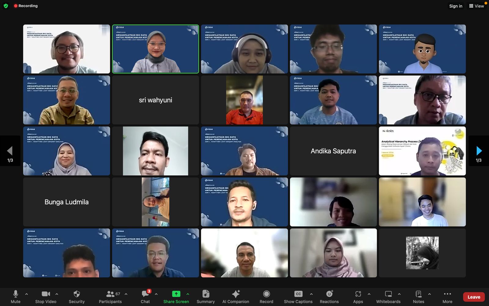 Citiescourse: Memanfaatkan Big Data untuk Perencanaan Kota Seri 1 – Nighttime Light Imagery Analysis