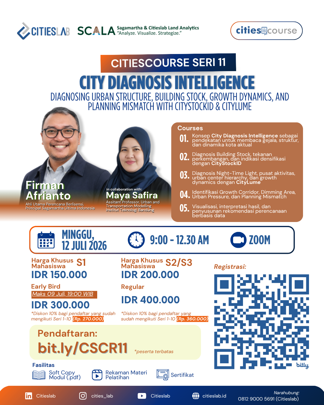 Citiescourse Seri 11 - City Diagnosis Intelligence: Diagnosing Urban Structure, Building Stock, Growth Dynamics, and Planning Mismatch with CityStockID & CityLume
