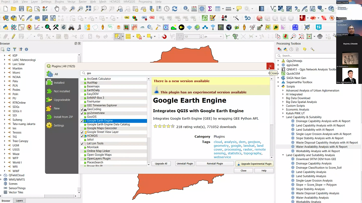 Chapter 6 - Praktikum Pengambilan Data dari Google Earth Engine